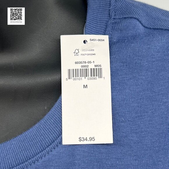 Gap - Medium NWT - David Bowie Blue Cropped T-Shirt - Picture 4 of 6